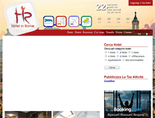 Tablet Screenshot of hotelinrome.com